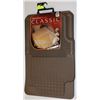 Image 1 : WEATHER TECH CLASSIC CAR MAT SET FRONT ONLY BROWN