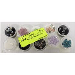 SET OF 10 SWAROVSKI CRYSTALS
