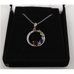 #7  AMETHYST GARNET PERIDOT BLUE TOPAZ CITRINE