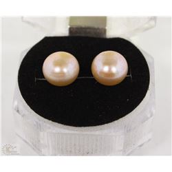 #95 FRESH WATER PEARL EARRING .925 STERLING SILVER