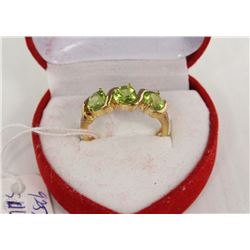 #35 GENUINE PERIDOT RING