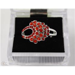 9K WHITE GOLD FILLED & AAA CZ RING