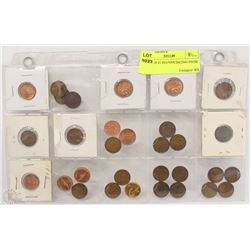 SHEET OF 31 PENNIES DATING FROM 1912