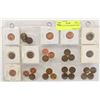 Image 1 : SHEET OF 31 PENNIES DATING FROM 1912