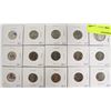 Image 1 : LOT OF 14 CANADIAN QUARTERS AND 1 AMERICAN QUARTER
