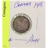 Image 1 : 1918 CANADA  SILVER DIME