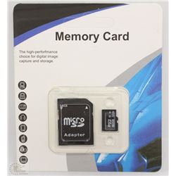 NEW 32GB MICRO SD CARD WITH ADAPTOR