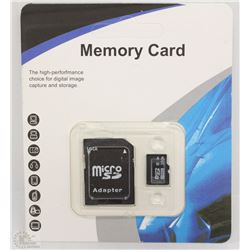 NEW 32GB MICRO SD CARD WITH ADAPTOR