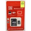 Image 1 : NEW 32GB MICRO SD CARD WITH ADAPTOR