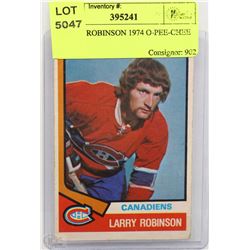LARRY ROBINSON 1974 O-PEE-CHEE