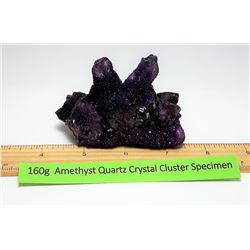 AMETHYST QUARTZ  CRYSTAL  CLUSTER SPECIMEN