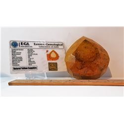 HUGE NATURAL YELLOW SAPPHIRE GEMSTONE