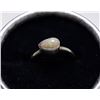 Image 1 : STERLING SILVER & WHITE OPAL RING SZ 7.5