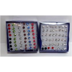 LOT OF 48 PAIRS OF HYPOALLERGENIC STUDS