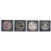 Image 1 : CANADA RCM 1995,1996,1997 & 1998 BU SILVER DOLLARS