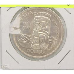 CANADIAN 1958 SILVER DOLLAR BRITISH COLUMBIA