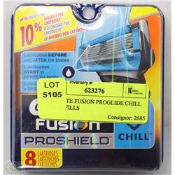 GILLETTE FUSION PROGLIDE CHILL 8PK REFILLS