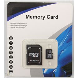 NEW 32GB MICRO SD CARD WITH ADAPTOR