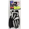 Image 1 : YOUTH LG 2ND SKINZ BATTING GLOVES BLACK/WHITE