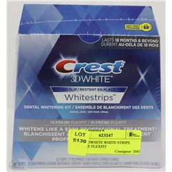 CREST 3DWHITE WHITE STRIPS SUPREME FLEXFIT