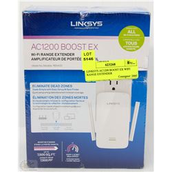 LINKSYS AC1200 BOOST EX WIFI RANGE EXTENDER
