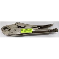 LARGE AND HEAVY CURVED JAW LOCKING PLIERS