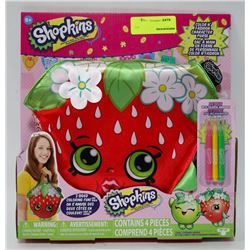 SHOPKINS 4PC COLOR N' FASHION CHARACTER PURSE