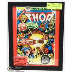 THOR 39 YEAR OLD COMIC BOOK DISPLAY