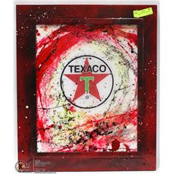 TEXACO ARTWORK BY ARTIST, SIGNED