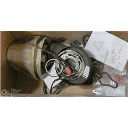 PAIR OF WALL HANGING BEDROOM LIGHT/BRONZE METAL