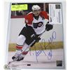 Image 1 : 142) DANIEL BRIERE 8"X10" SIGNED PHOTO WITH COA