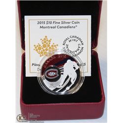 16) RCM 2015 $10 FINE SILVER COIN - MONTREAL
