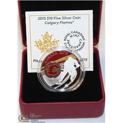 13) RCM 2015 $10 FINE SILVER COIN - CALGARY