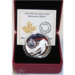 15) RCM 2015 $10 FINE SILVER COIN - EDMONTON