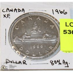 1966  CANADIAN ONE DOLLAR COIN