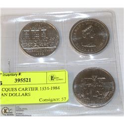 FOUR JACQUES CARTIER 1534-1984 CANADIAN DOLLARS