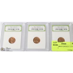 111) USA 1960-D LINCOLN 1 CENT BRILLIANT