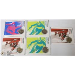 132) RCM VANCOUVER 2010 COLOURED 25CENT TOTAL