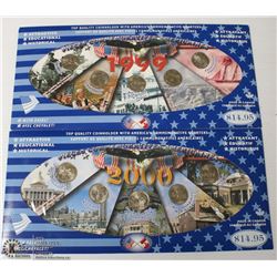 62) UNCIRCULATED USA COMMEMORATIVE QUARTERS