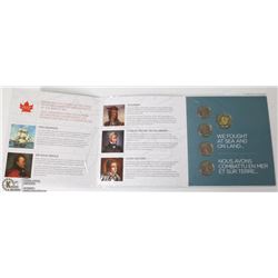28) RCM 2012 THE WAR OF 1812 COLLECTION COIN SET