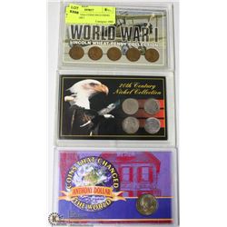 80) LOT OF USA COINS INCLUDING WORLD WAR I