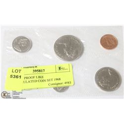 70) RCM PROOF LIKE UNCIRCULATED COIN SET 1968