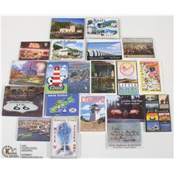 34) A BAG OF 20 FRIDGE MAGNETS