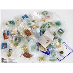 32) A BAG OF PINS 50 PLUS