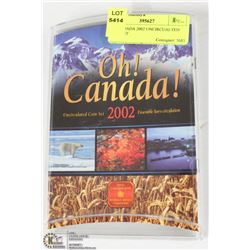 OH CANADA 2002 UNCIRCULATED COIN SET