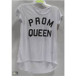 LOT OF 2 "PROM QUEEN" LADIES TSHIRTS