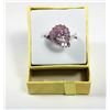 Image 1 : PINK TOPAZ FASHION RING  SZ 5.75