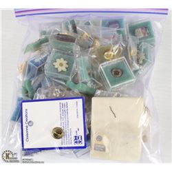 30) A BAG OF PINS 50 PLUS