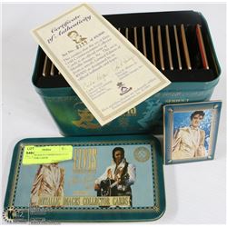 147) ELVIS GOLD COMMEMORATIVE COLLECTOR CARDS