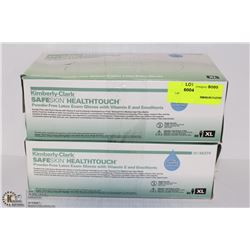 2 BOXES OF KIMBERLY CLARK SAFESKIN HEALTH TOUCH